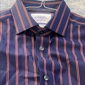 Charles Tyrwhitt Multicolor Striped Button Down Shirt